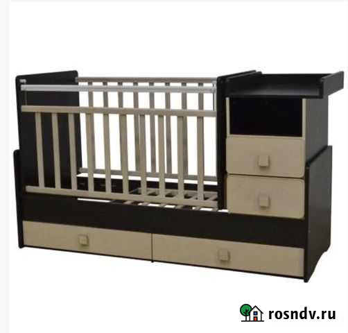 Детская кроватка с маятником Микунь - изображение 1