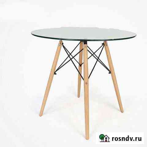 Стол eames стеклянный 90 см Екатеринбург