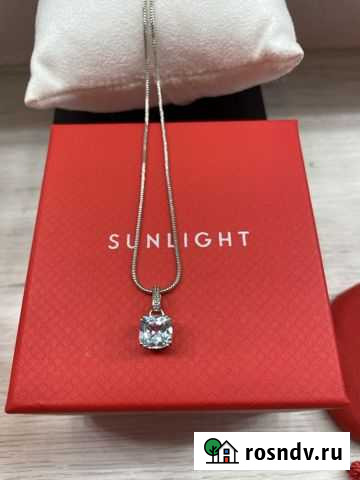 Подвеска с топазом и бриллиантами Новый Уренгой - изображение 1