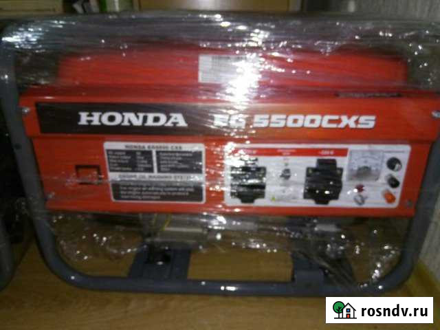 Продам новый бензогенератор honda EG 5500 CXS Бор - изображение 1