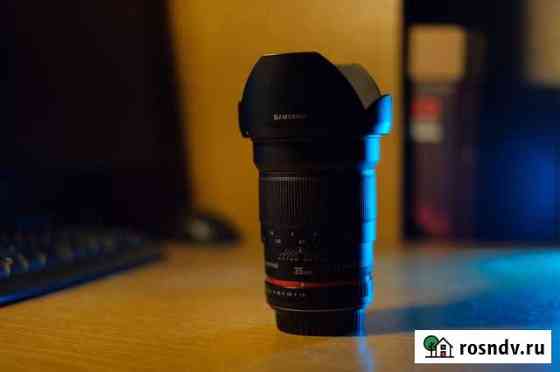 Samyang 35mm F1.4 UMC Canon EF Гусь-Хрустальный