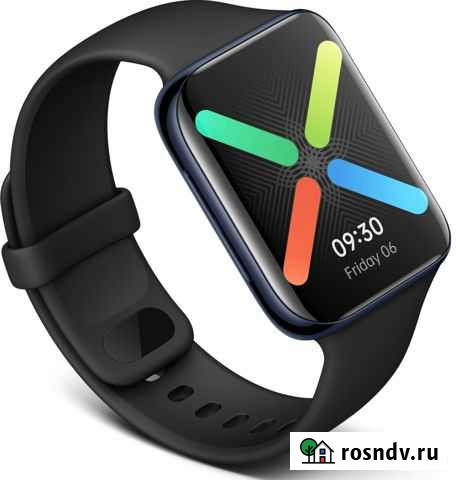 Новые смарт-часы oppo Watch 46мм, чёрные. Гарантия Новосибирск - изображение 1