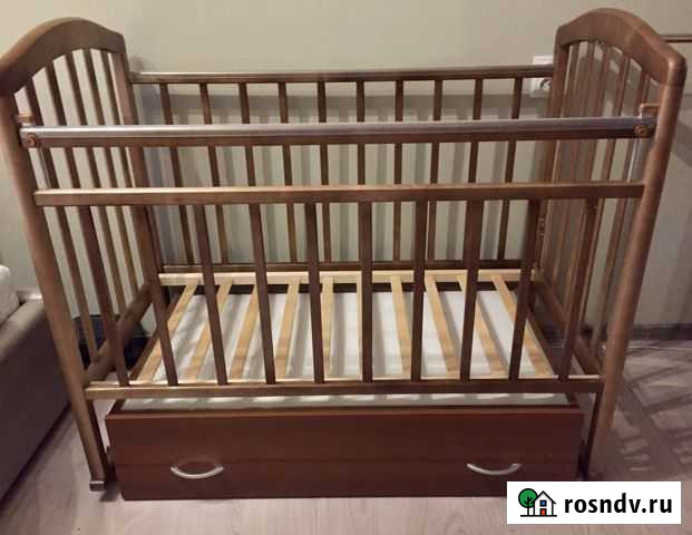 Детская кроватка с маятником Калининград - изображение 1