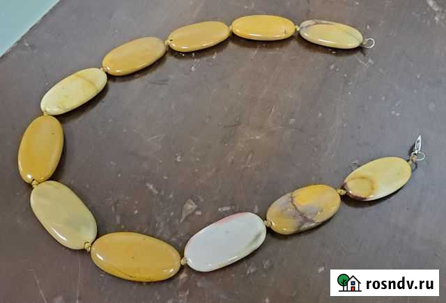 Ожерелье камень Мукаит Африка Ставрополь - изображение 1