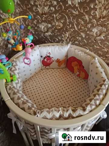 Детская кроватка овальная Нижний Тагил - изображение 1