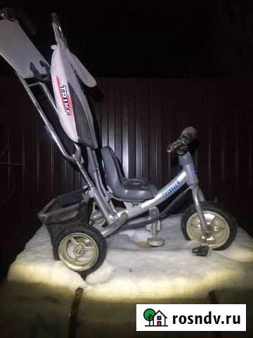 Трехколесный детский велосипед с ручкой бу Иваново - изображение 1