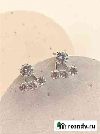 Swarovski Серьги Пусеты Оригинал Кристал Сваровски Тольятти