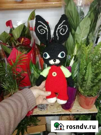 Вязанные игрушки. Кролик Бинг Гиагинская - изображение 1
