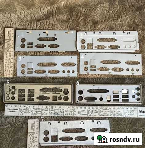 Заглушки для материнских плат Петрозаводск - изображение 1