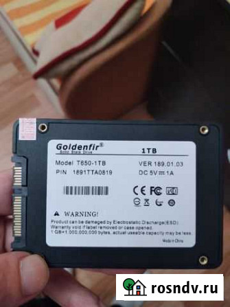 Продам новый SSD Goldenfir на 1тб Новокуйбышевск - изображение 1