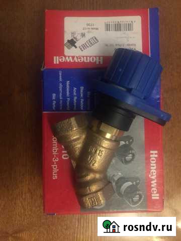 Балансировочный клапан kombi-3-plus blue(синий) V5 Мурино - изображение 1