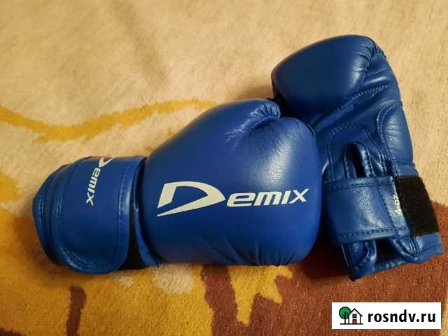 Боксерские перчатки demix детские размер 4 oz Великий Новгород - изображение 1