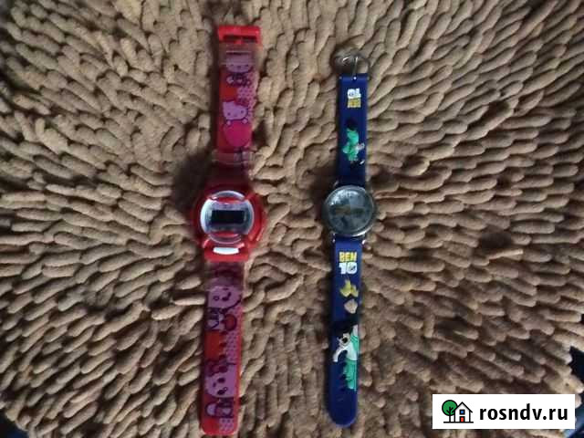 Часы детские Ben 10 и Hello Kitty Конаково - изображение 1