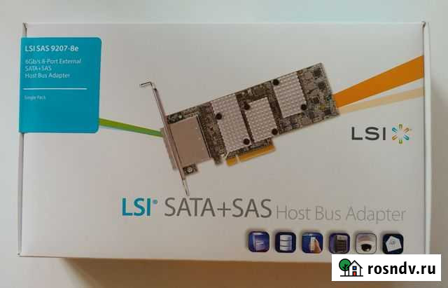 HBA SATA SAS контроллер LSI 9207-8e Самара - изображение 1
