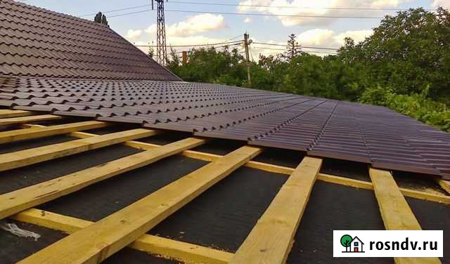 Кровля крыш.Кладка. Демонтаж. Монтаж. Мягкая кровл Ливны - изображение 1