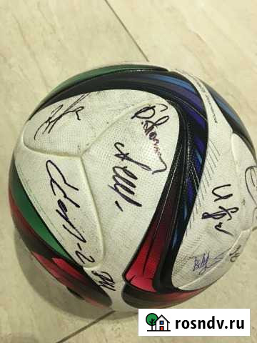 Мяч с автографами ветеранов московского Спартака Новосибирск - изображение 1