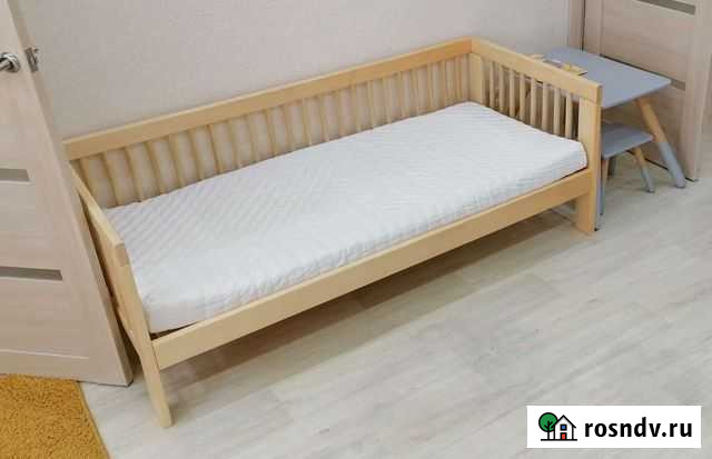 Кровать с матрасом детская 80х160 Благовещенск - изображение 1