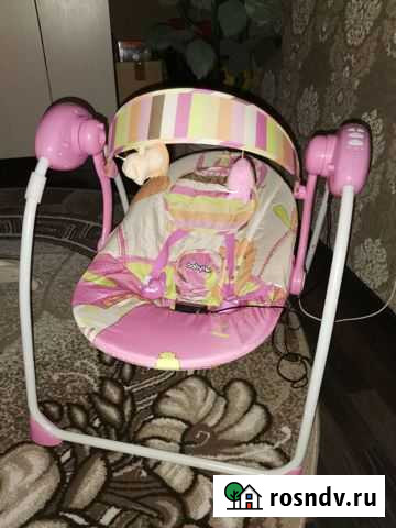 Детские электронные качели шезлонг Углянец - изображение 1