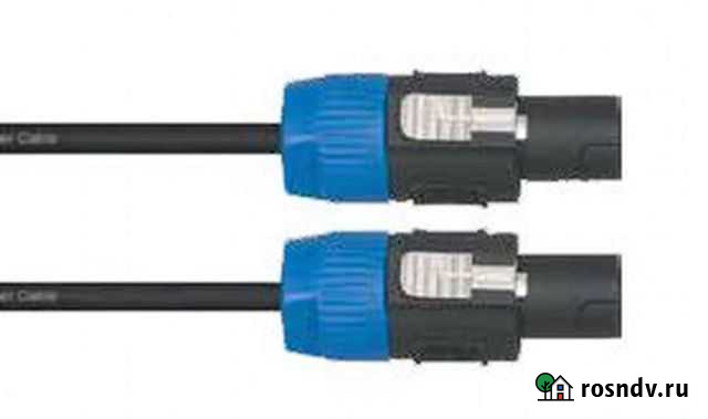 Кабель акустический, speakon, AWG 16, 6 м Сыктывкар - изображение 1