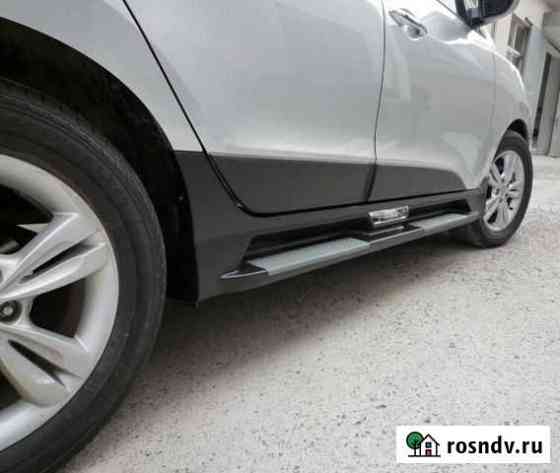 Пороги Hyundai IX35 2010-2015 OEM Classik-Style Тюмень