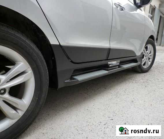 Пороги Hyundai IX35 2010-2015 OEM Classik-Style Тюмень - изображение 1