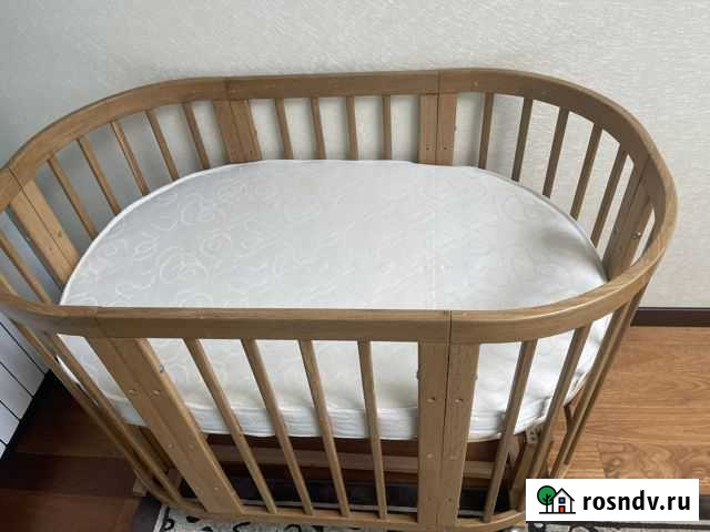 Кровать детская овальная + матрас Владикавказ - изображение 1