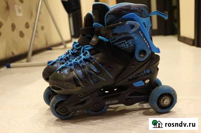 Роликовые коньки детские раздвижные reaction Воронеж - изображение 1