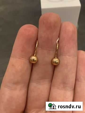Серьги золотые Тула - изображение 1