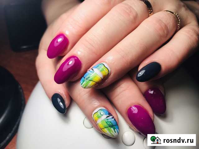 Наращивание,маникюр,педикюр,гель-лак Кемерово - изображение 1