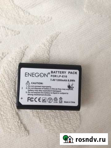 Батарейка LP-10 для Canon 1100 Новороссийск - изображение 1
