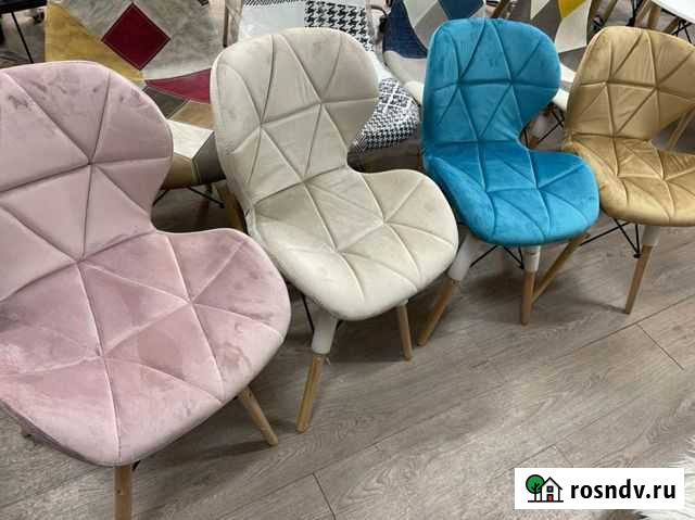 Стул велюр дизайнерский eames ракушка IKEA бабочка Благовещенск - изображение 1