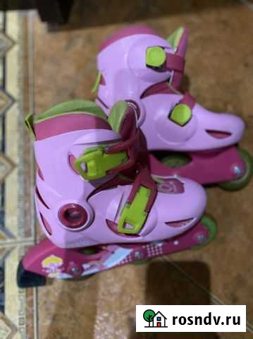 Роликовые коньки детские раздвижные Брянск - изображение 1