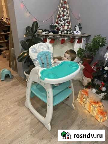Стульчик для кормленич babyton city green 2 в 1 Ростов-на-Дону - изображение 1