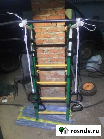 Шведская стенка с турником Строитель - изображение 1