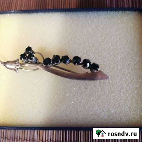 Брошь серебро с гранатами старинная Химки - изображение 1