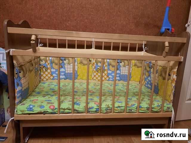 Кроватка с маятником Хабаровск - изображение 1
