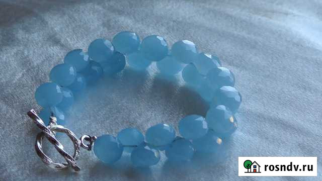 Браслет серебро женский из натуральных камней Алушта - изображение 1