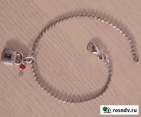 Браслет с подвеской серебро Хабаровск - изображение 1