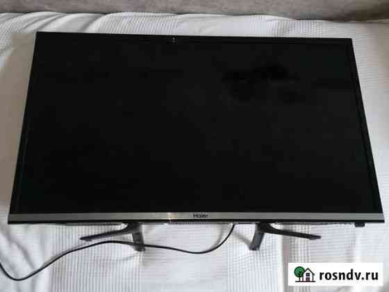 Телевизор smart tv бу все работает только треснула Новосемейкино