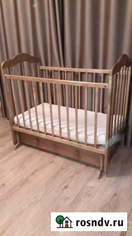 Детская кроватка с поперечным маятником Ярославль - изображение 1