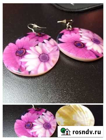 Серьги из ракушек Омск - изображение 1