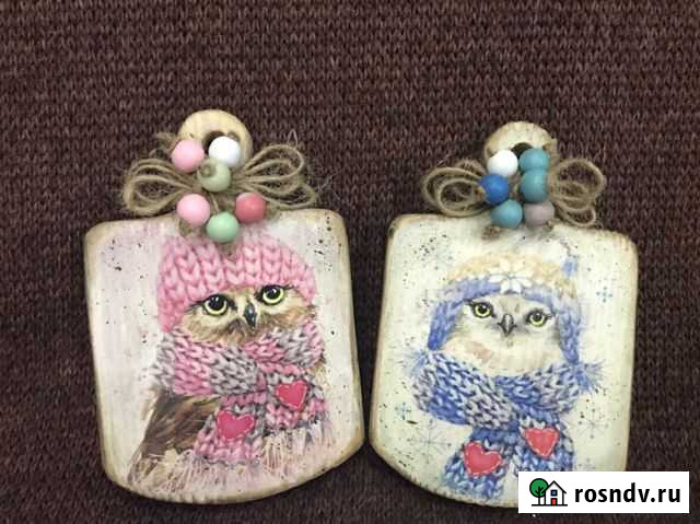 Сувениры магнитики ручная работа декупаж Сертолово - изображение 1