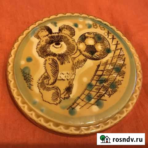 Керамическое пано Олимпийский мишка Струнино - изображение 1