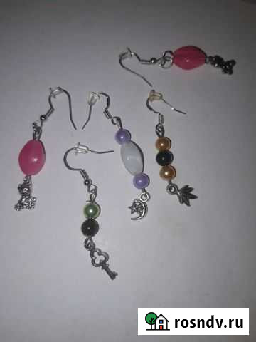 Серьги ручная работа Барнаул - изображение 1