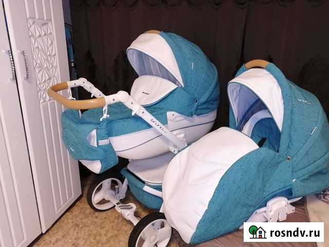 Коляска 2 в 1 riko brano luxe Железногорск - изображение 1