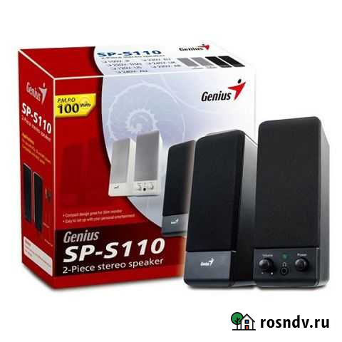 Колонки 2.0 Genius SP-S110 Старый Оскол - изображение 1