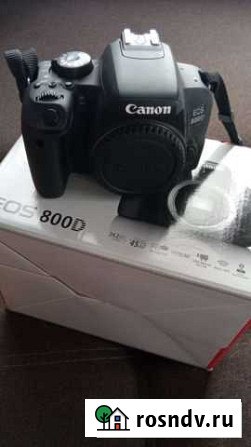 Зеркальный фотоаппарат canon EOS 800D + объектив Сертолово - изображение 1