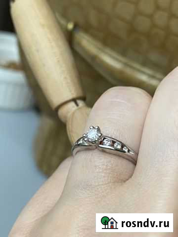 Кольцо из белого золота с бриллиантами Армавир - изображение 1