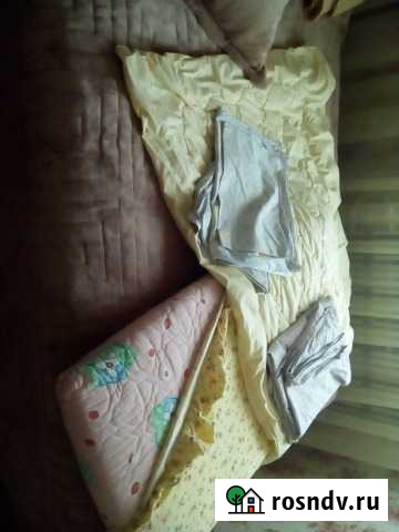 Детское одеяло,матрас, пост.белье 2 компл Быково - изображение 1