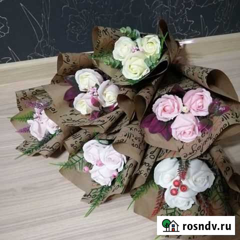 Букеты из мыльных цветов Таганрог - изображение 1